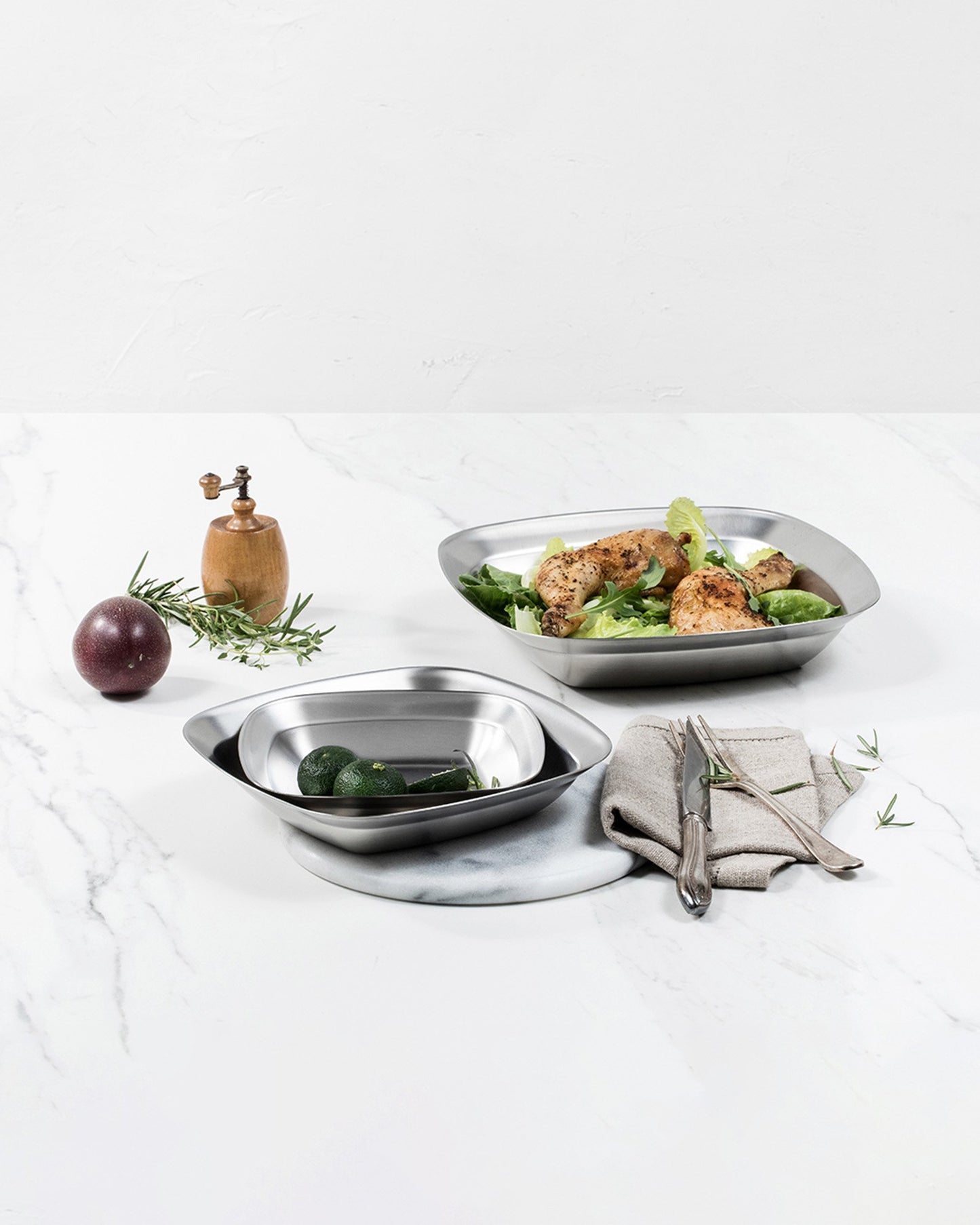 Cuitisan Rectangle Plate Set Container - 3pc