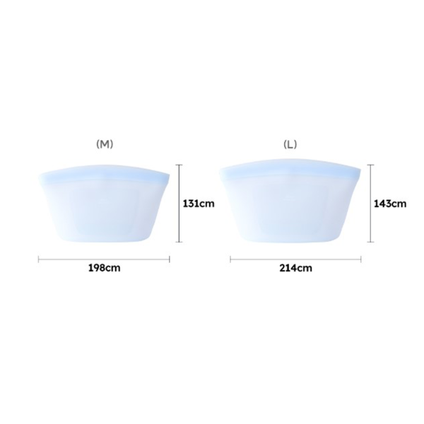 Cuitisan Reusable Silicone Bag Container - 1L