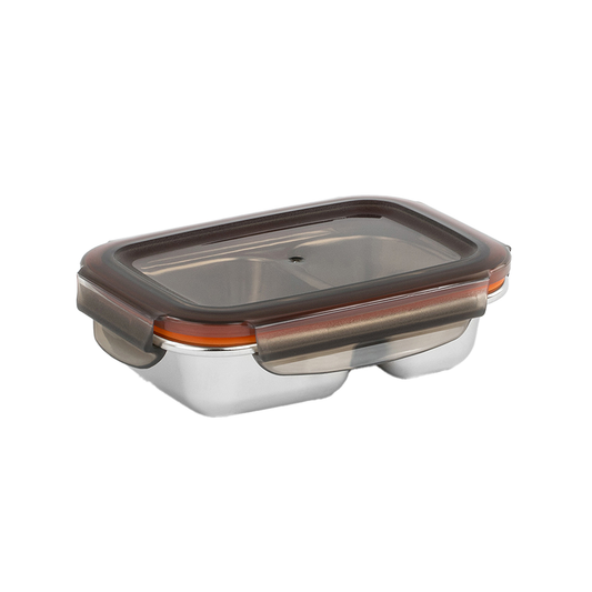 Cuitisan 2 Partition Rectangle No.3 Container - 700ml