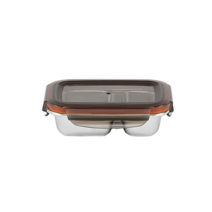 Cuitisan 2 Partition Rectangle No.3 Container - 700ml
