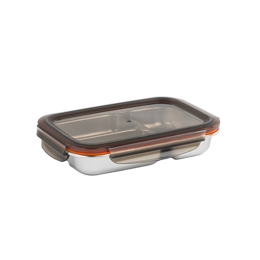 Cuitisan 3 Partition Rectangle No.4 Container - 900ml
