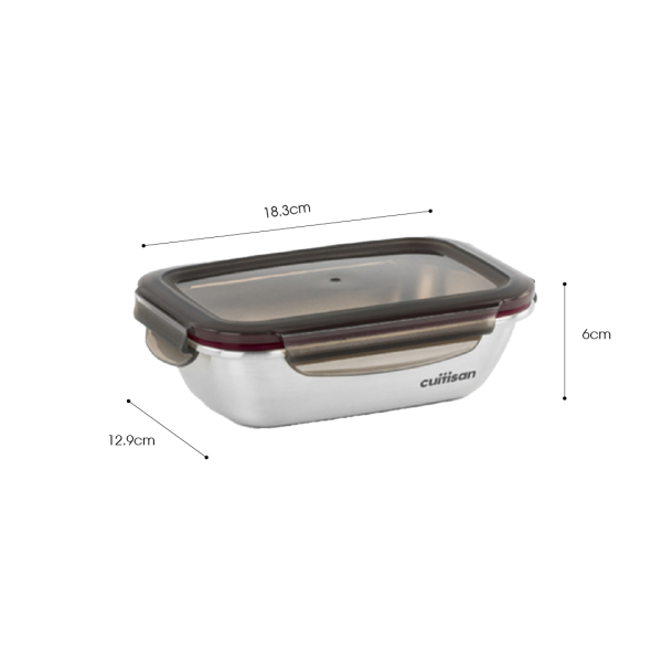 Cuitisan Flora Rectangle No.5 Container - 580ml