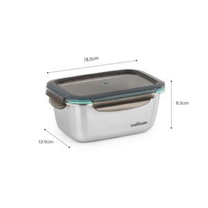 Cuitisan Flora Rectangle No.6 Container - 980ml