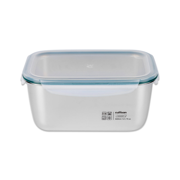 Cuitisan Simple Rectangle No.11 Container - 3600ml