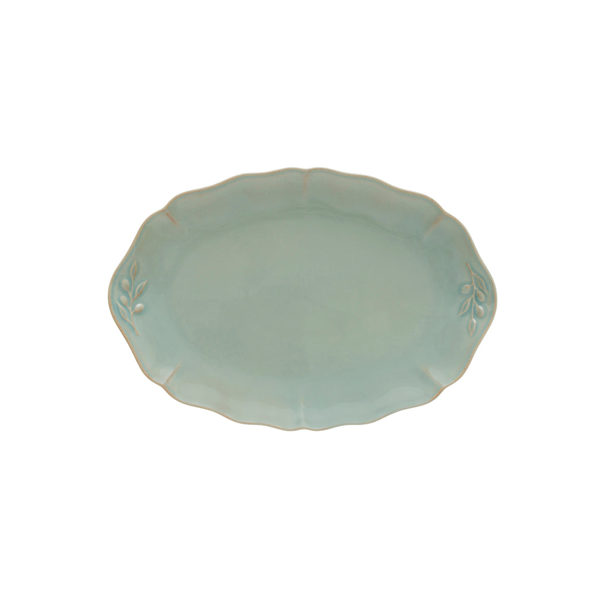 Costa Nova Alentejo Turquoise Oval Platter - 323x222mm