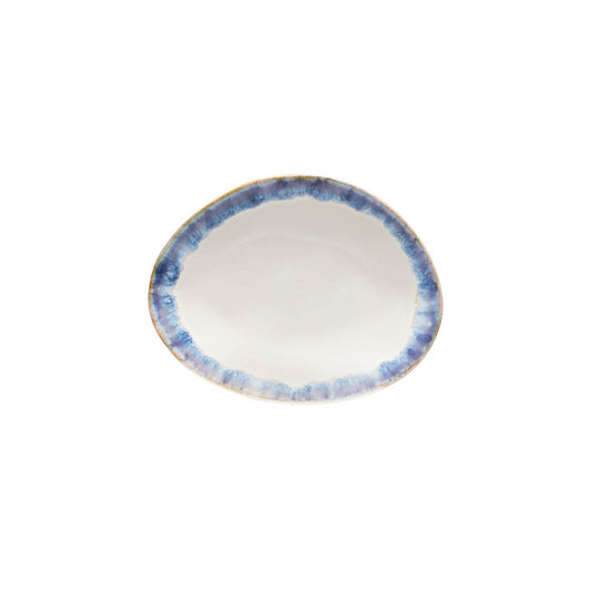 Costa Nova Brisa Ria Blue Oval Plate - 266x225mm (Box of 6)