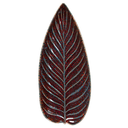 Costa Nova Riviera Vigne Strelizia Leaf Plate - 398x172mm (Box of 2)