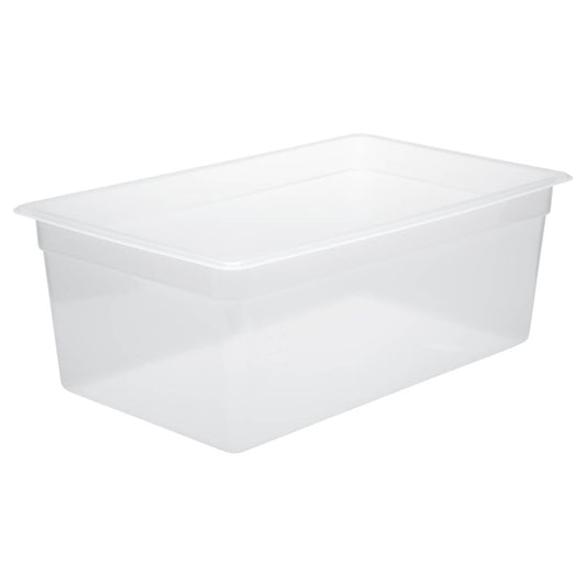 Chef Inox GN Polypropylene Storage Container - GN  1/1 x 150mm, Clear