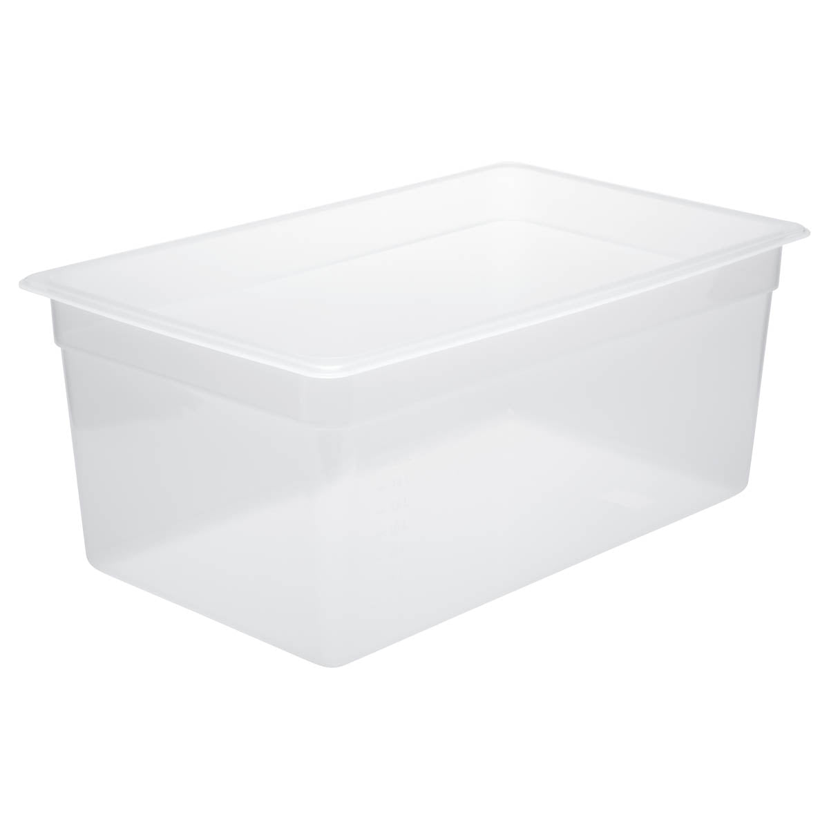 Chef Inox GN Polypropylene Storage Container - GN 1/1 x 65mm, Clear