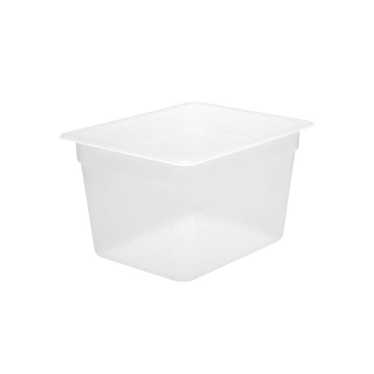 Chef Inox GN Polypropylene Storage Container - GN  1/2 x 200mm, Clear