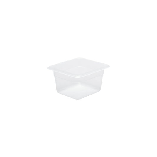 Chef Inox GN Polypropylene Storage Container - GN  1/6 x 100mm, Clear