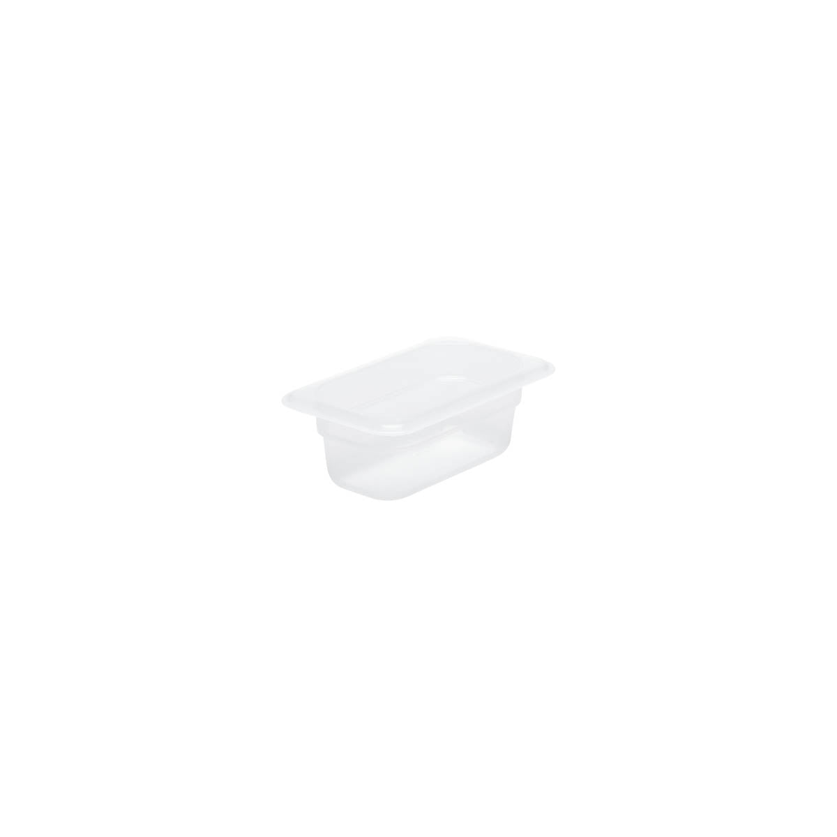 Chef Inox GN Polypropylene Storage Container - GN  1/9 x 65mm, Clear