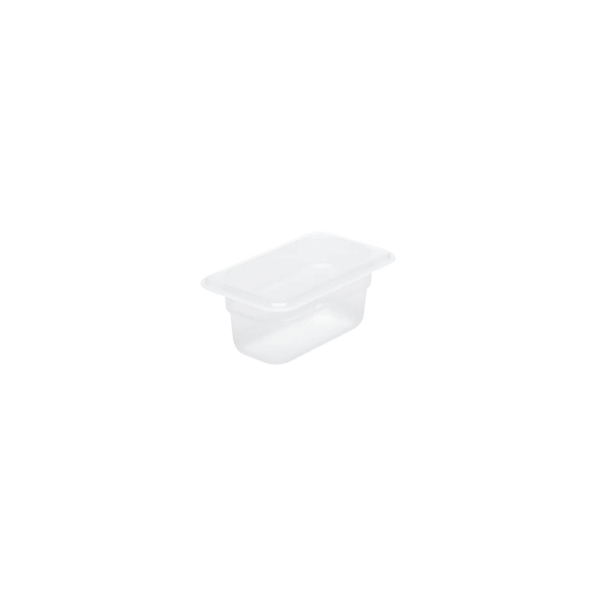 Chef Inox GN Polypropylene Storage Container - GN  1/9 x 100mm, Clear