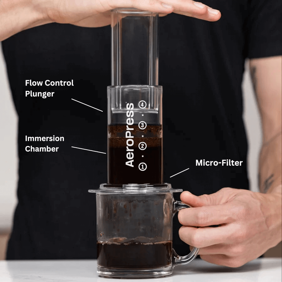 AeroPress Coffee Maker - Clear & Colors