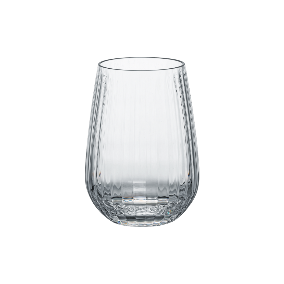D-Still Unbreakable Bamboo Stemless Wine Tumbler - 480ml, Box of 4