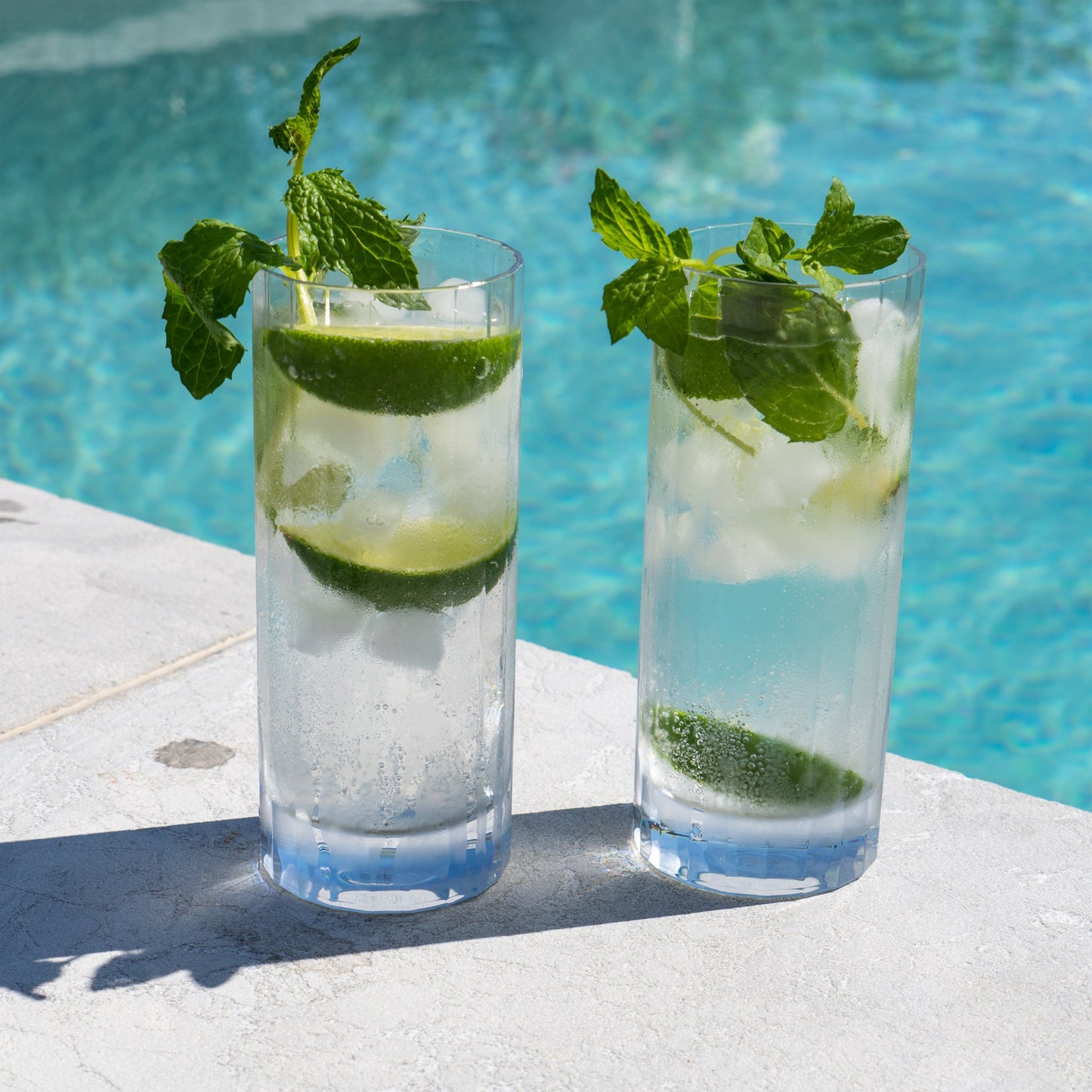 D-Still Bamboo Polycarbonate Highball - 550ml , Box of 4