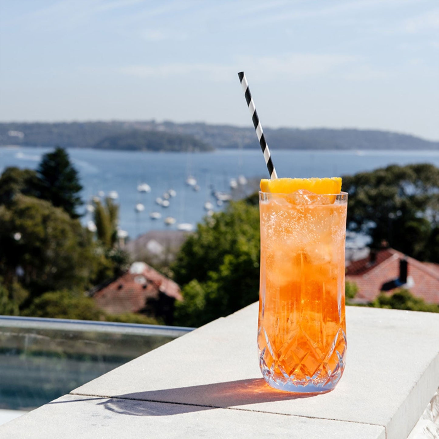 D-Still Crystal Cut Polycarbonate Highball - 525ml , Box of 4
