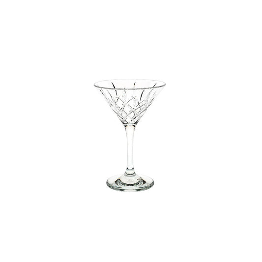 D-Still Polycarbonate Diamond Cut Martini - 235ml , Box of 4