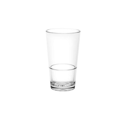 D-Still Essentials Polycarbonate Highball Beer - W&M Certified, Nucleated, 360ml , Box of 4