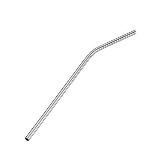 D-Still Long Bent Stainless Steel Straw - Box of 4