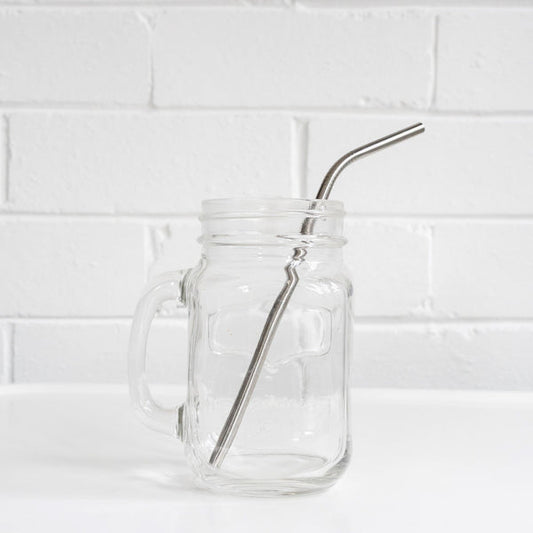 D-Still Long Bent Stainless Steel Straw - Box of 4