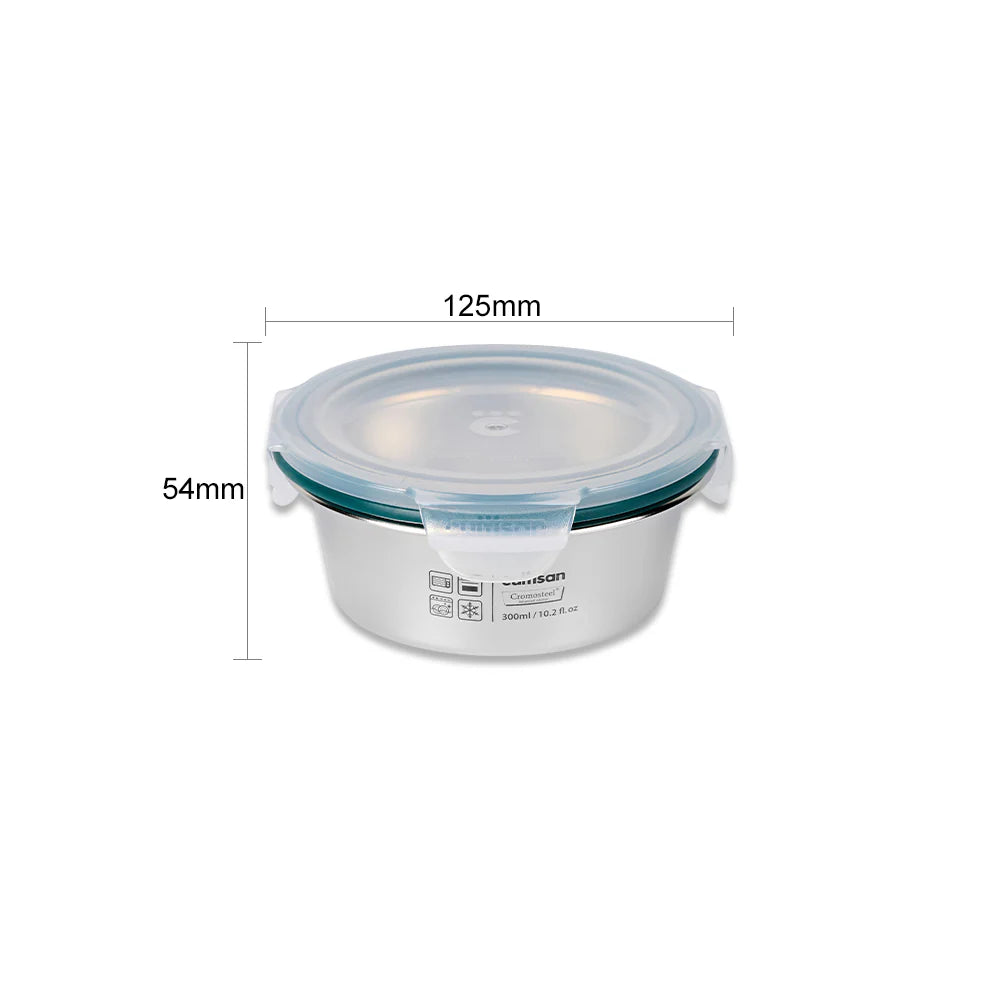 Cuitisan Simple Round No.3 Container - 300ml