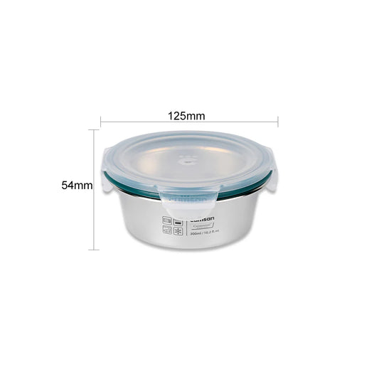 Cuitisan Simple Round No.3 Container - 300ml