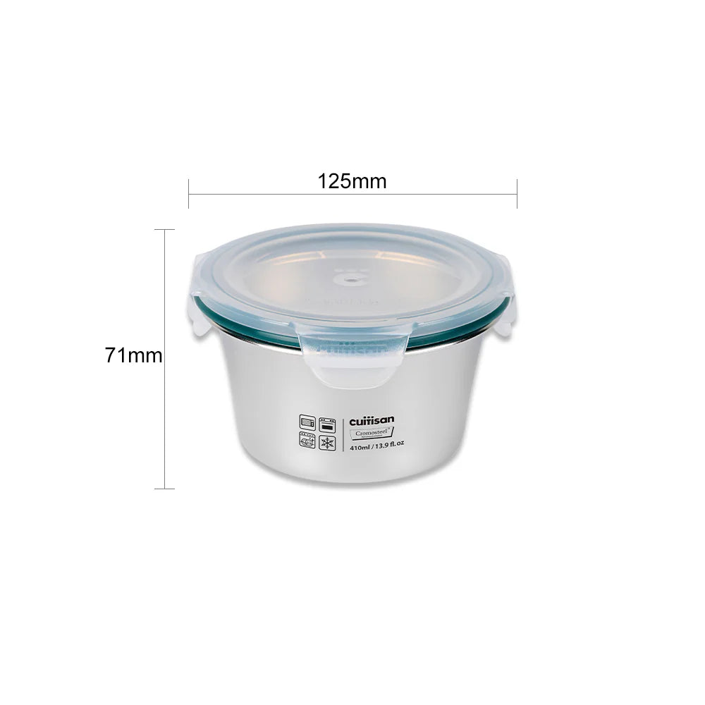 Cuitisan Simple Round No.4 Container - 410ml