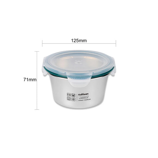 Cuitisan Simple Round No.4 Container - 410ml