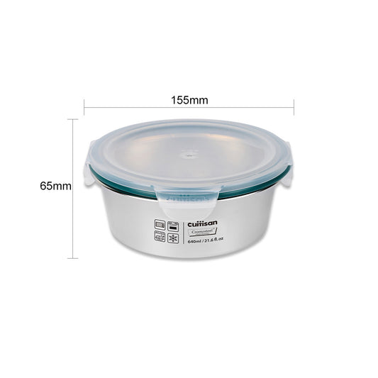 Cuitisan Simple Round No.5 Container - 640ml