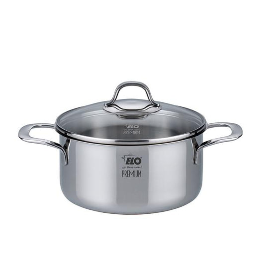 Elo "Silicano+" Casserole with Glass Lid - 200mm