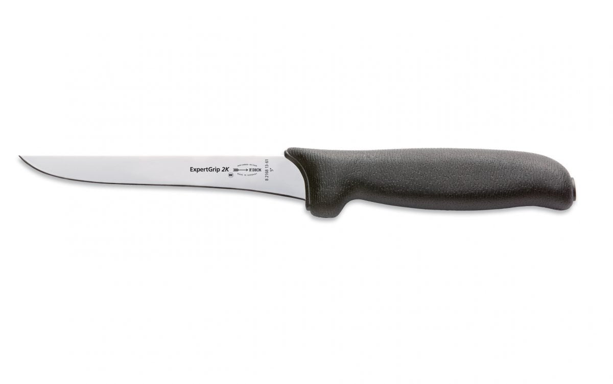 F.Dick ExpertGrip Boning Knife Narrow Blade 13cm Black S-SP - Kitchenly