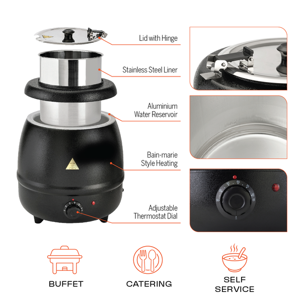 Force Electric Soup Warmer 10L