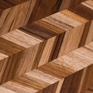 TeakHaus Teak Herringbone Cutting and Serving Board 36x26x2.5cm