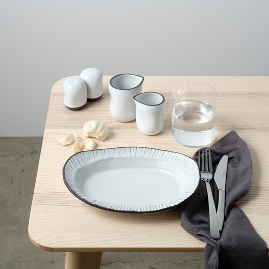 Tablekraft Linea Organics Platter - 230x170x50mm, White, Box of 5