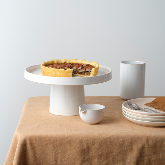 Tablekraft Urban Serve Pedestal Plate - 290x147mm, White