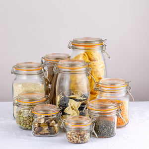 Clip Top Round Jar, 1 Litre