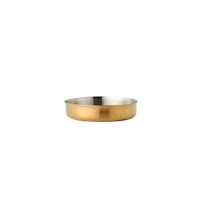 Chef Inox Miniature Brushed Brass Deep Pan - No Handle, 125mm