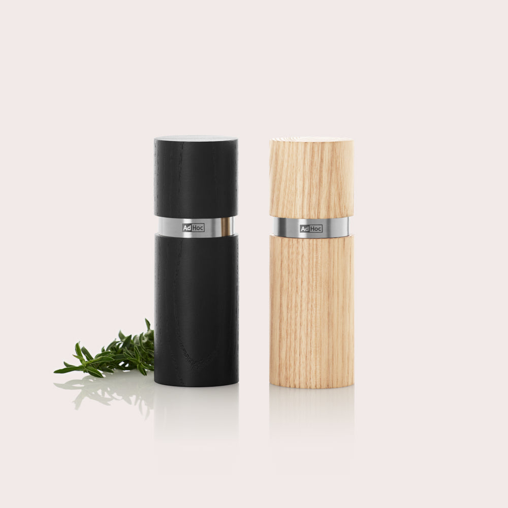 Textura Wood Salt & Pepper Mill Set - Set / 13cm