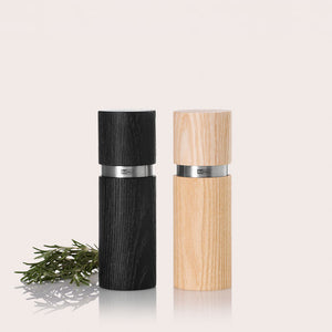 Textura Wood Salt & Pepper Mill Set - Set / 15cm