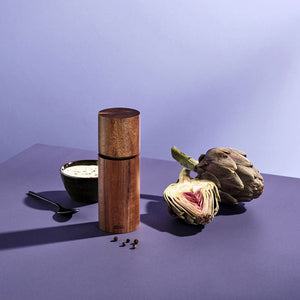 Acacia salt and pepper mill - 14cm