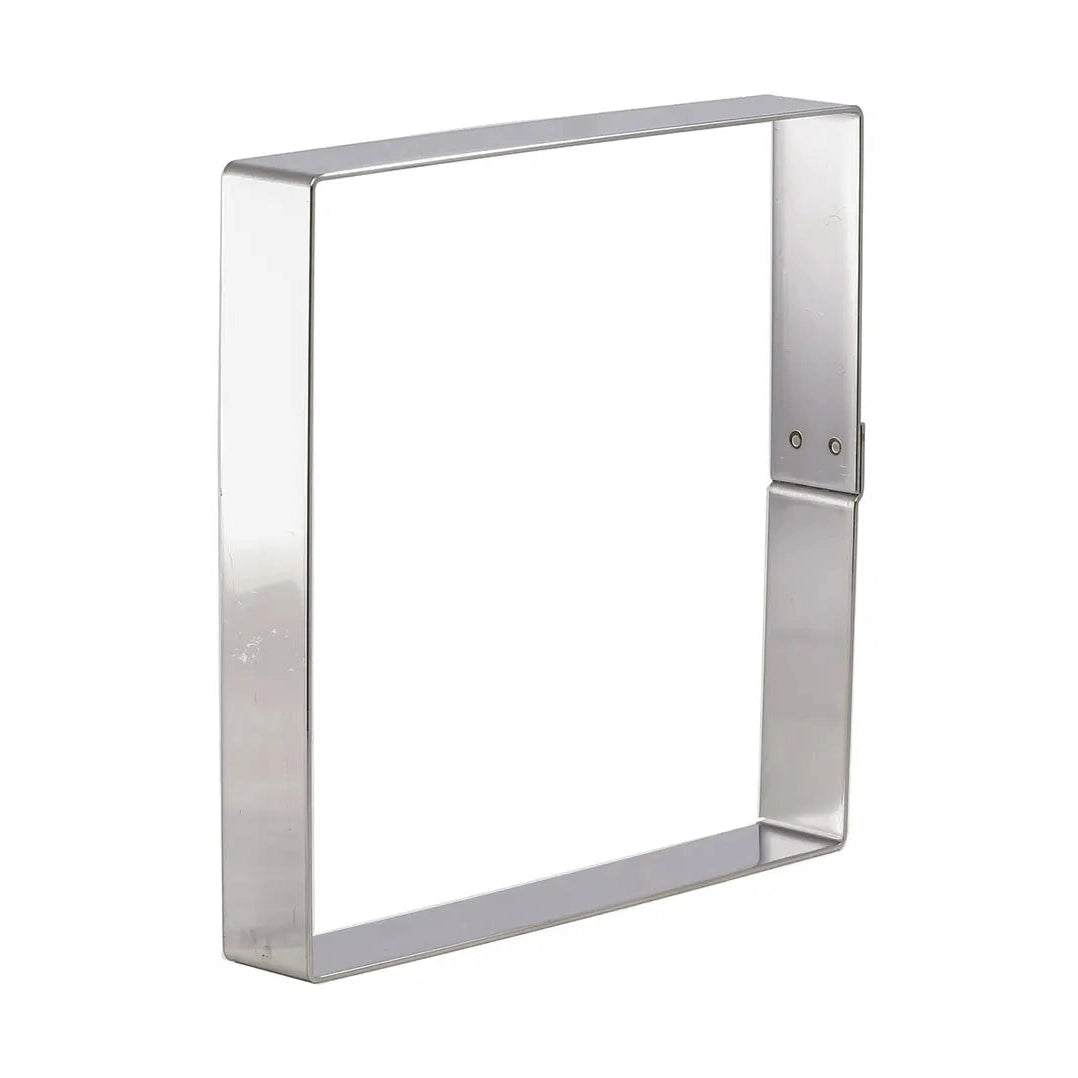 Matfer Bourgeat Square Stainless Steel Cake Frame - 275x275x35mm