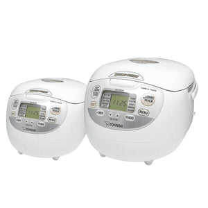 Zojirushi Neuro Fuzzy NS-ZAQ Rice Cooker - White