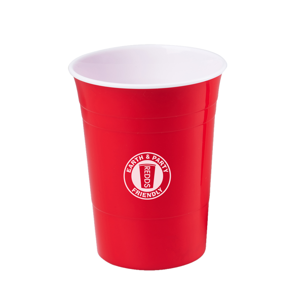 Redds Reusable Big Red Cup - 425ml, Pack of 3