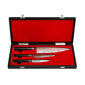 Samura DAMASCUS Knife Gift Box - Paring Knife, Utility Knife, Chef's Knife - Kitchenly