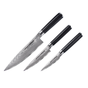 Samura DAMASCUS Knife Gift Box - Paring Knife, Utility Knife, Chef's Knife - Kitchenly