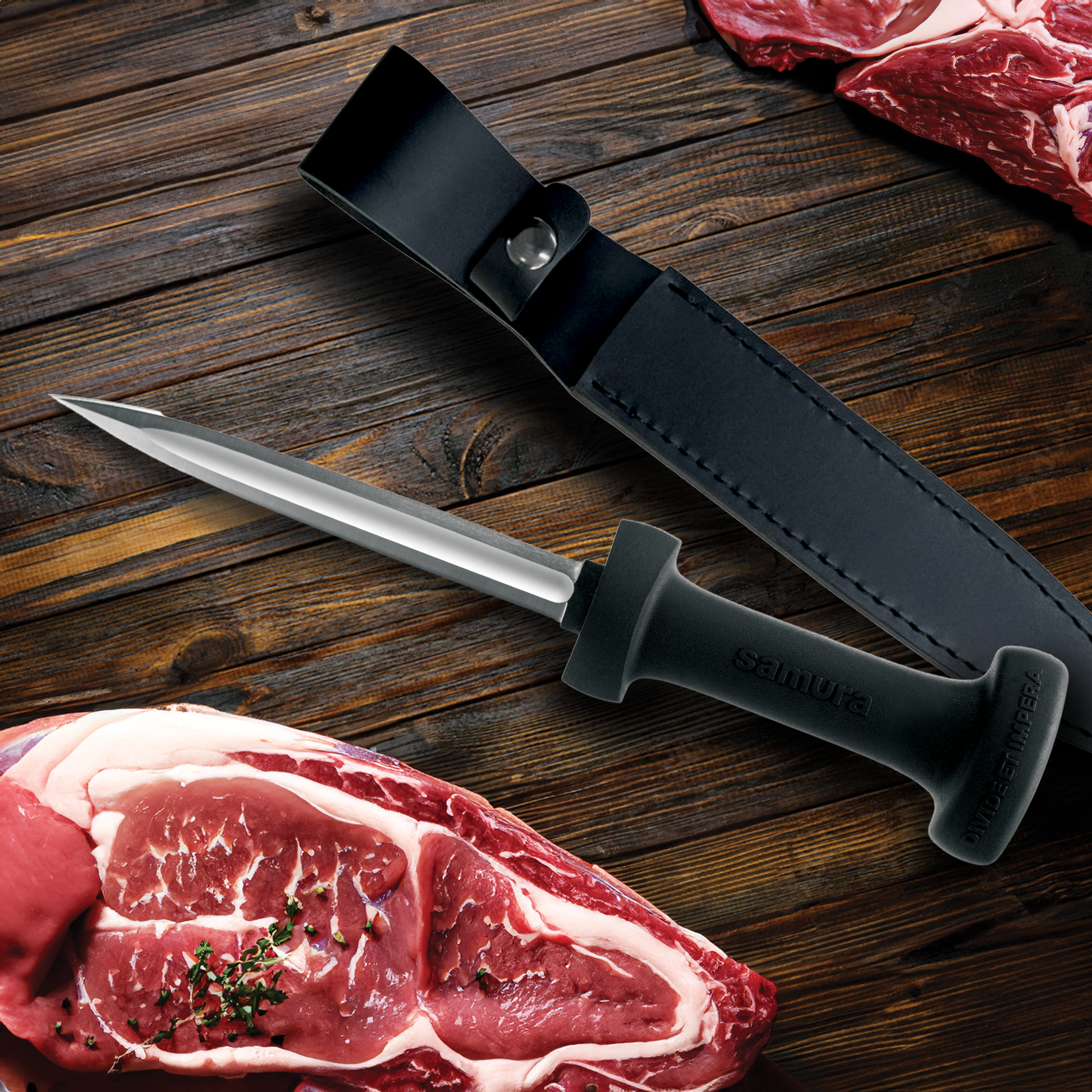 Samura GLADIUS Genuine Leather Sheathes for Slaughter Knife - Kitchenly