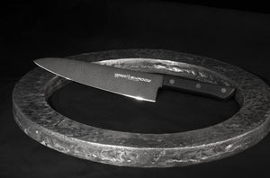 Samura SHADOW Non-Stick Coated Chef's Knife - 208mm, Black - Kitchenly