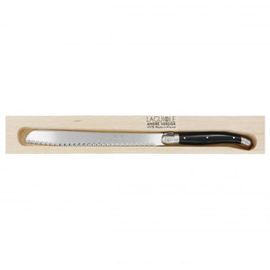 André Verdier Laguiole Debutant Black Bread Knife - 1 Piece
