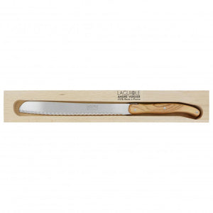 André Verdier Laguiole Debutant Olive Wood Bread Knife - 1 Piece